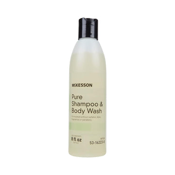 Mckesson Pure Shampoo And Body Wash, Sulfates, Dyes, Fragrance And Parabens Free, Unscented, 8 Oz, 1 Count