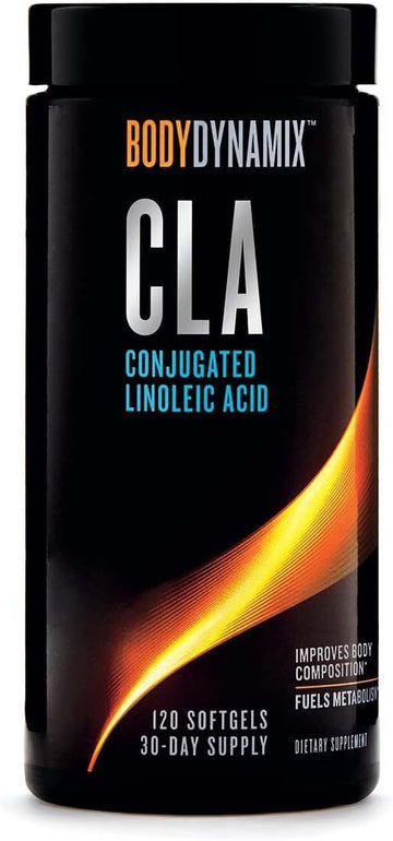 Bodydynamix Cla | Conjugated Linoleic Acid | Fuels Energy And Fat Metabolism | Improves Body Composition | 120 Count