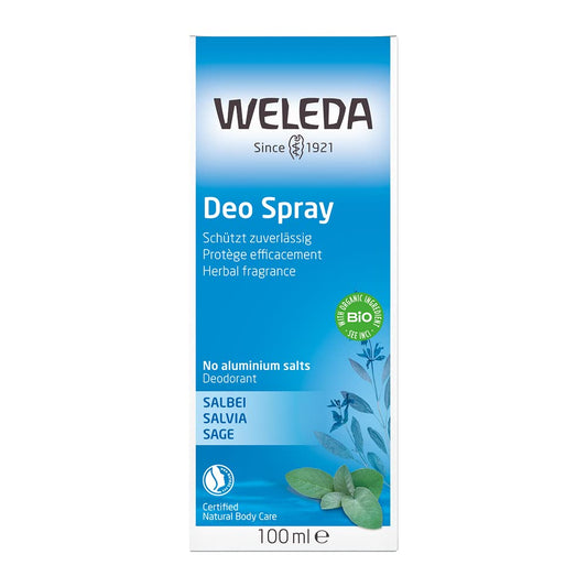 Weleda Sage 12h Deodorant Spray, 3.4 Ounce
