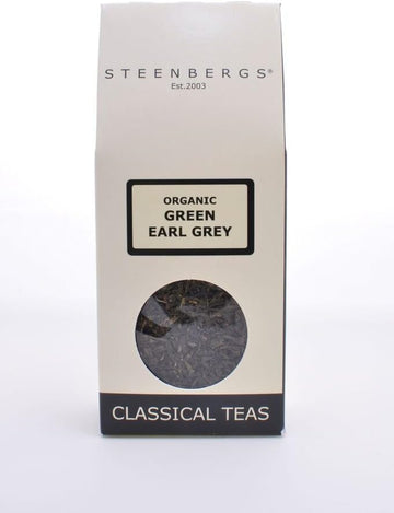 Steenbergs Organic Green Earl Grey Tea Loose Leaf 80G