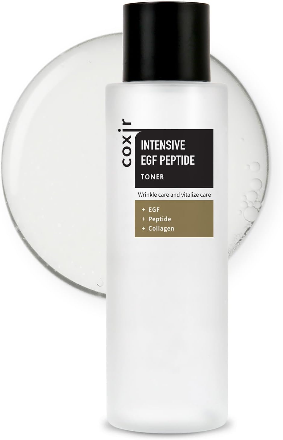 Coxir Intensive Egf Peptide Toner [50Ml / 5.07 Fl.Oz.] L Day & Night Daily Toner For Face With Egf(Epidermal Growth Factor), Peptide Filtrate For Dull L Hydrating, Smoothing, Calming, Moisturizing