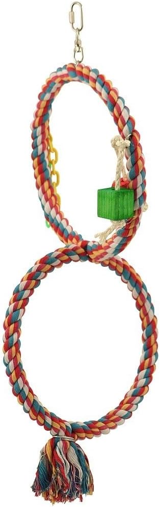 Double Cotton Swinger Parrot Toy Large