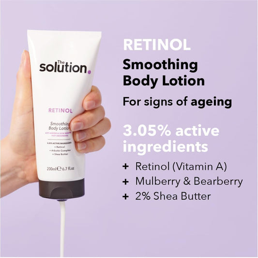 The Solution Collagen Perfecting Body Lotion (200Ml). Collagen Body Cream With Sodium Lactate & Caffeine, Night Moisturiser, Day Cream, Collagen Cream, Vegan & Cruelty Free Womens Moisturiser