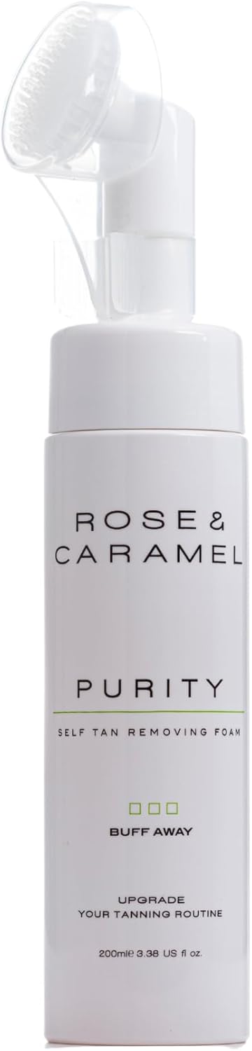 Rose & Caramel Purity Buff Away Self Tan Removing Foam, Gently Cleanse & Exfoliate 200ml : Amazon.co.uk: Beauty