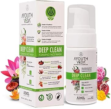 Avoka Naturals Ayouthveda Deep Clean Foaming Wash - 100Ml