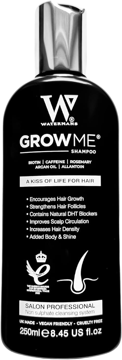Grow Me® Hair Growth Shampoo - Not Just A Caffeine Shampoo We Include Biotin, Argan Oil, Rosemary, Niacinamide. Hair Thickening Treatment For Women & Men With Progressed Thinning