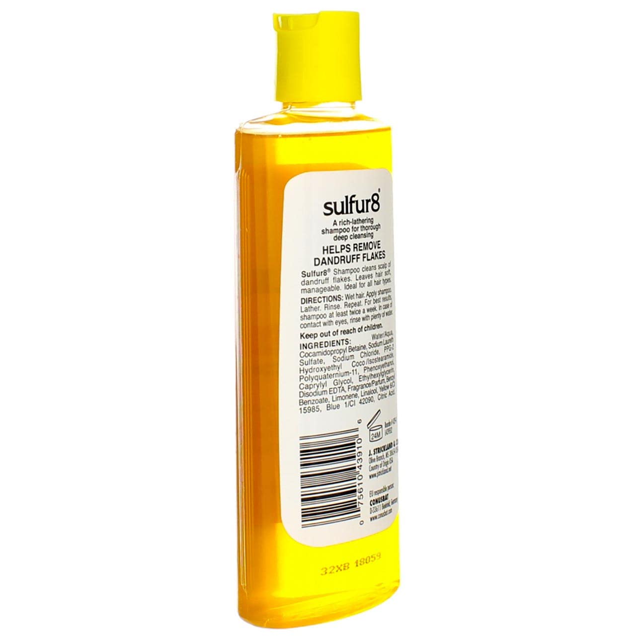 Sulfur-8 Shampoo Deep Cleaning 7.5 Ounce (221Ml) (3 Pack) : Hair Shampoos : Beauty & Personal Care