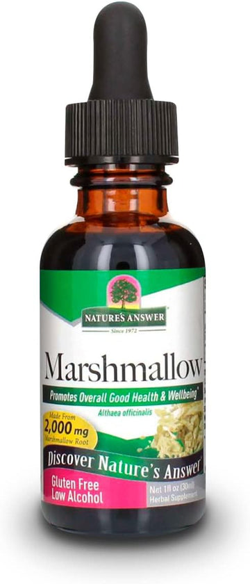 Nature'S Answer Marshmallow Root With Organic Alcohol, 1-