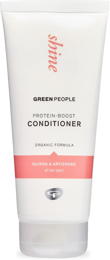 Green People Protein-Boost Conditioner - For Bounce & Shine - Silicone & Sls Free - Natural, Organic & Vegan, 200Ml