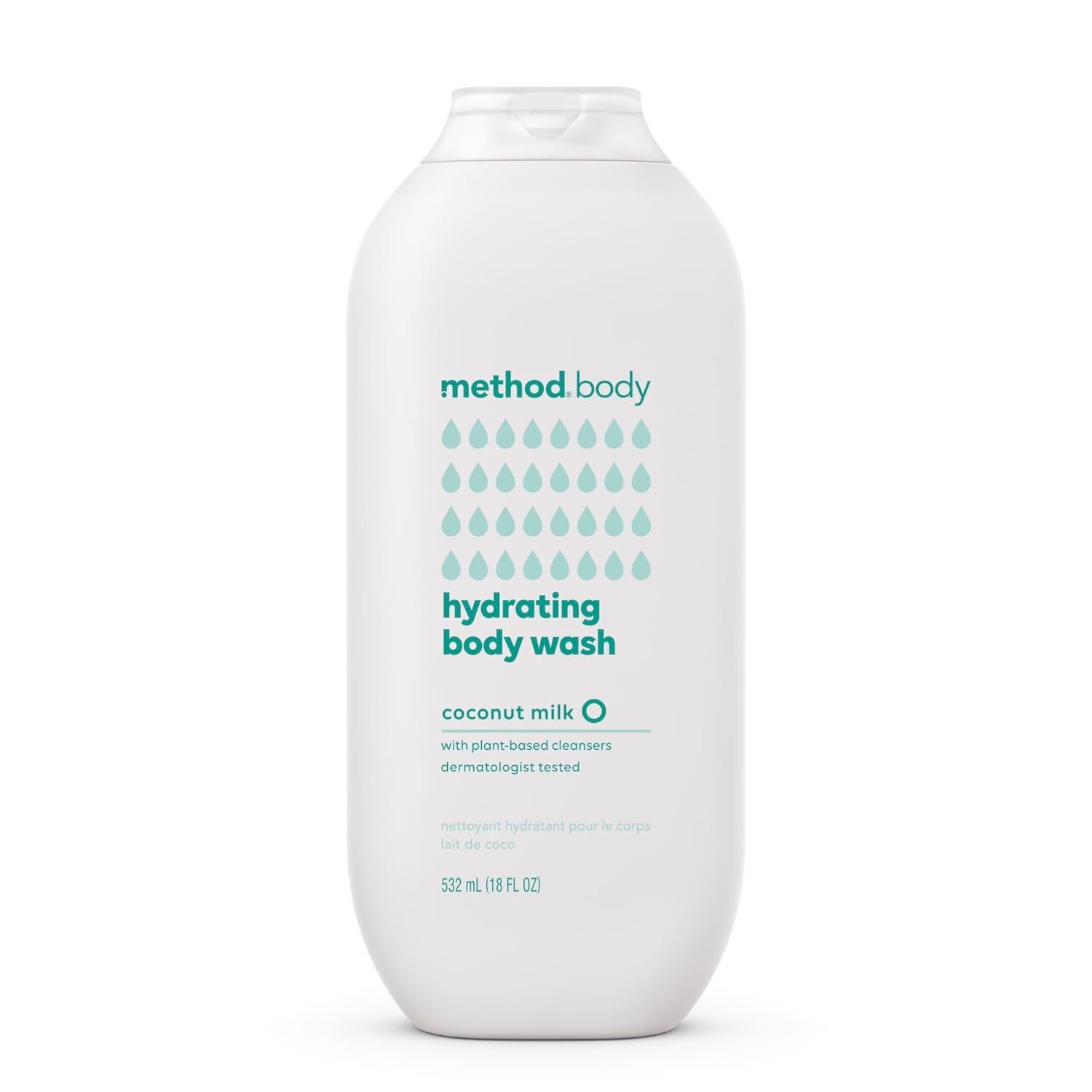 Method Body Wash, Hydrating Coconut Milk, Paraben And Phthalate Free, 18 Oz (Pack Of 1)