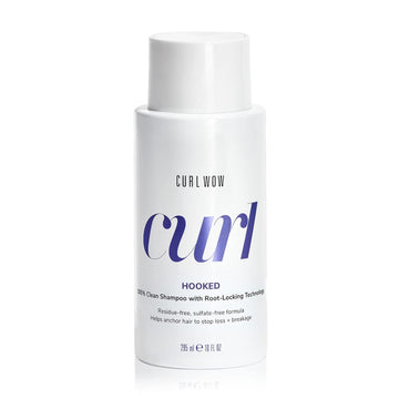 Color Wow Curl Wow Hooked 100% Clean Shampoo With Root-Locking Technology – Rich-Lathering, Sulfate-Free Formula Leaves No Residues + Helps Anchor Hair To Stop Shedding