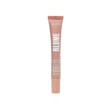 Blume Tri-Peptide Toffee Soft Brown Tinted Lip Balm - Superbalm Lip Moisturizer With Shea Butter And Squalane To Deeply Hydrate & Heal Dry, Cracked Lips - Cruelty Free & Vegan Lip Plumper (0.4 Fl Oz)
