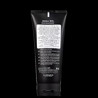 L'Anza Healing Style Mega Gel With Strong Hold Effect, Nourishes And Refreshes The Hair While Styling, With Keratin, Alcohol-Free Formula, And Uv Rays Protection To Prevent Damage (6.8 Fl Oz)
