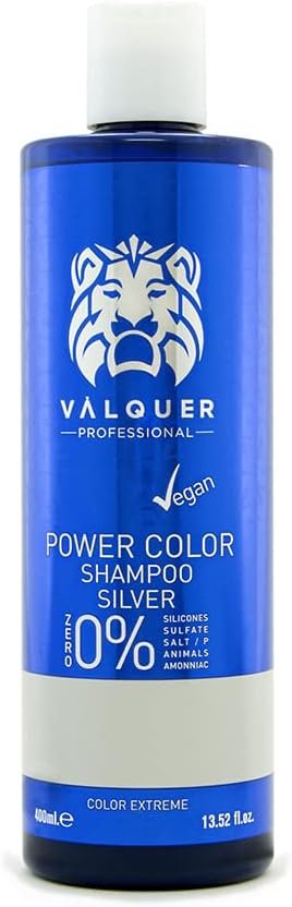 Valquer Professional Shampoo Power Colour Dyed Hair Vegan And Sulfate (Neutral) Hair Colour Enhancer - 400Ml