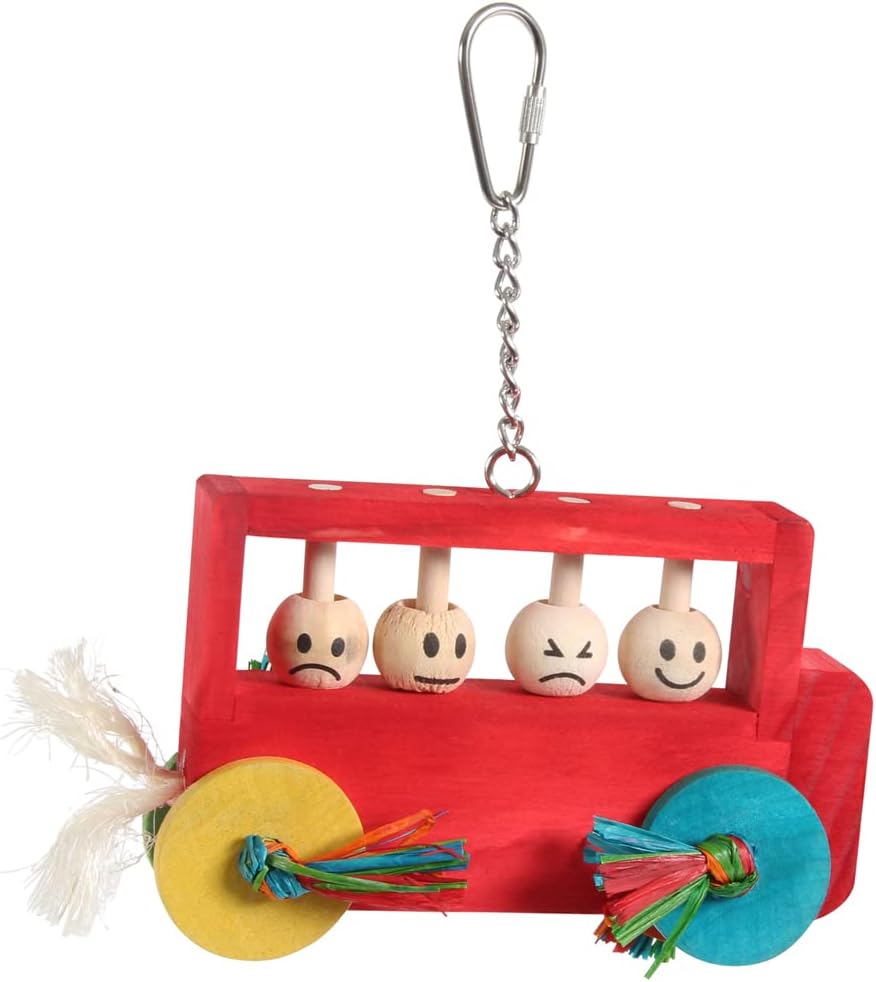 Bus of Emotions Parrot Toy :Pet Supplies