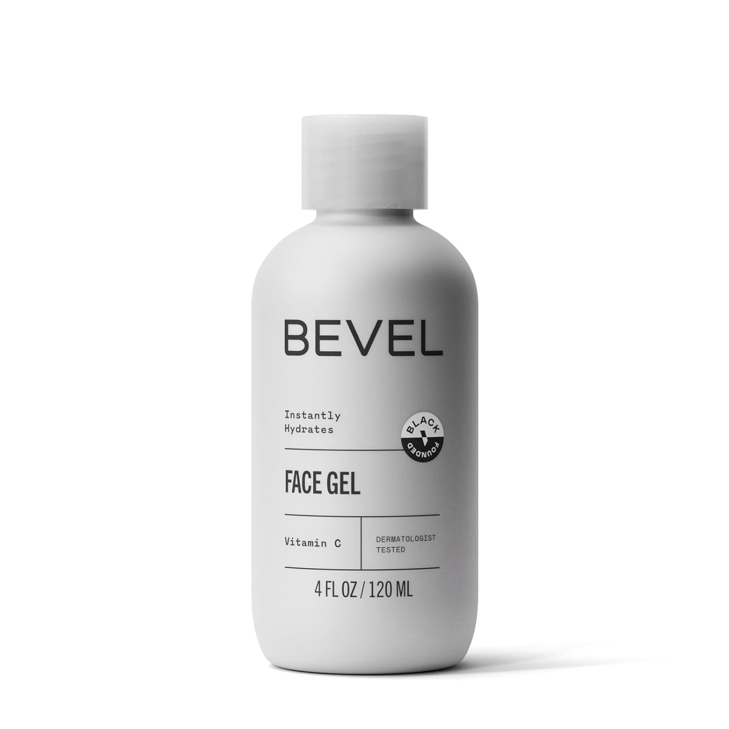 Bevel Face Moisturizer for Men with Vitamin C and Tea Tree Oil, Clear, Lightweight Face Lotion Gel, Improves Dry, Oily and Sensitive Skin, 4 Fl Oz (Packaging May Vary)