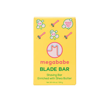 Megababe Blade Bar | Shaving Bar Enriched With Shea Butter | Hydrating For All Skin Types | 4.4 Oz