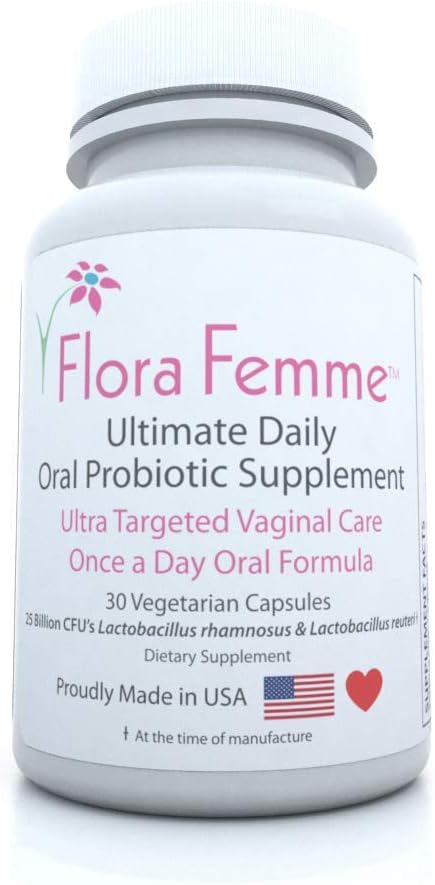 Ultimate Daily Oral Probiotic Supplement - Support Urinary Tract & Vaginal Health - Eliminate Vaginal Odor, Balance pH, & Restore Proper Gut & Vaginal Flora - Ultra Potent Women's Blend