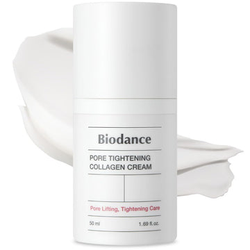 Biodance Pore Tightening Collagen Cream | Korean Collagen Cream & Firming Facial Moisturizer With Collagen, Mineral Water, Hyaluronic Acid For Face | 1.69 Fl.Oz, 50Ml