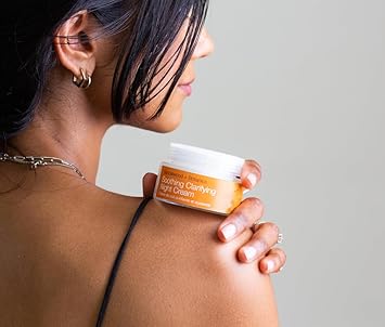 Urban Veda Clam & Restore Soothing Night Cream| Sandalwood & Aloe Vera | For Dry, Sensitive and Inflamed Skin |Anti Aging| Collagen Face Cream | Moisturiser Face Women and Men | Vitamin C Glow | 50 ML : Amazon.co.uk: Beauty