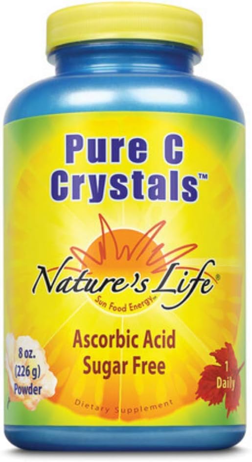 Nature's Life Pure C Crystals | 8 oz : Health & Household