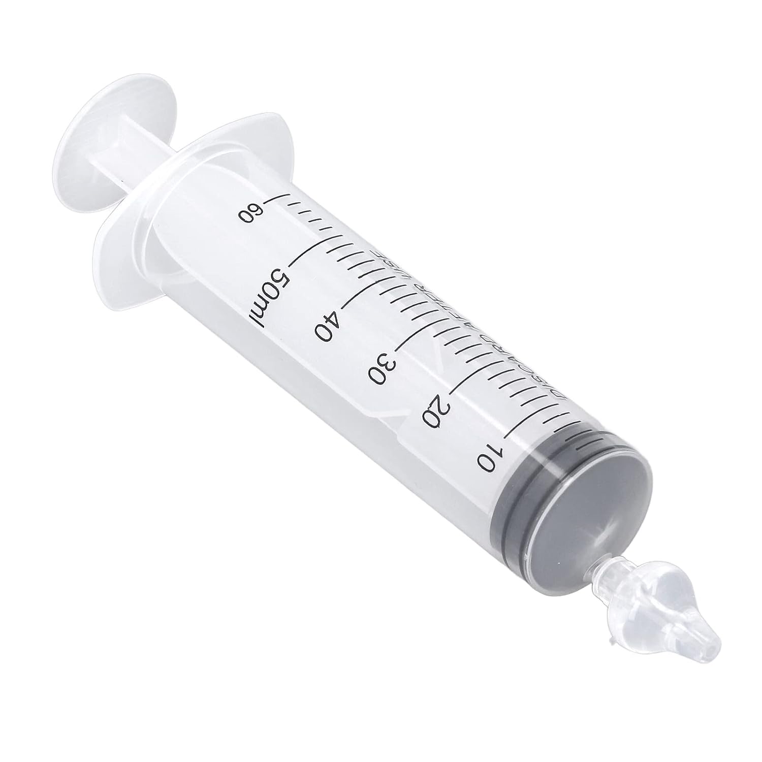 Syringe Nasal Irrigator, Silicone Tip Professional Infant Nose Cleaner Easy Carry for Nose Nursing 60ml : Baby