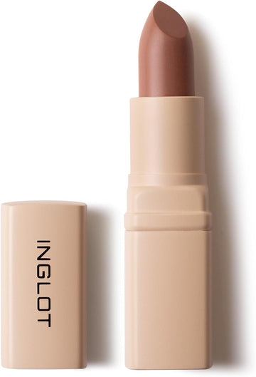 Inglot Creamy Soft Lipstick - Creamy Lipstick | Moisturising And Fuller Lips | Intense Colour | Long-Lasting | Full Coverage | 4.4G | 506