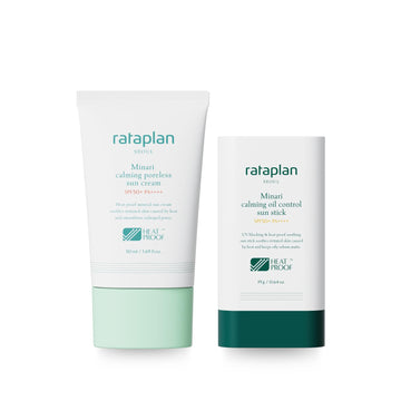 Rataplan Minari Calming Poreless Sunscreen & Sunstick Set