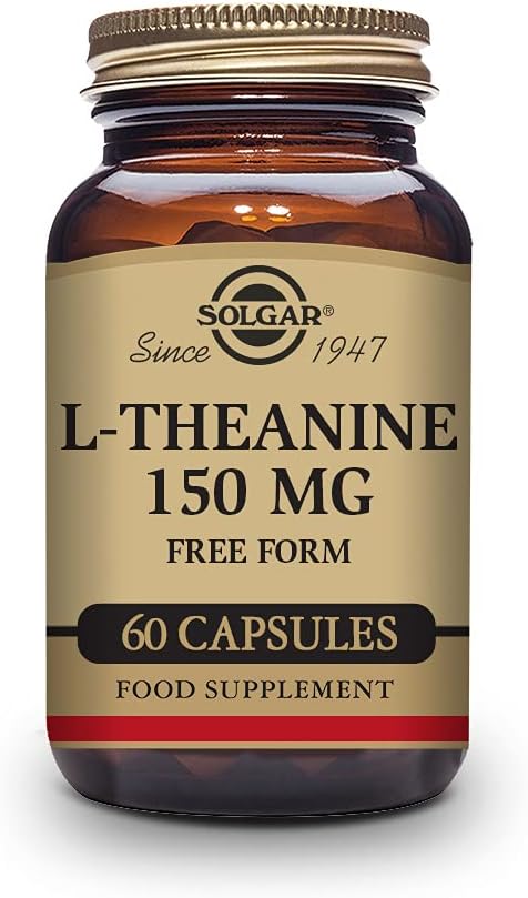 Solgar L-Theanine 150 mg, 60 Vegetable Capsules - Mood Support - Promo