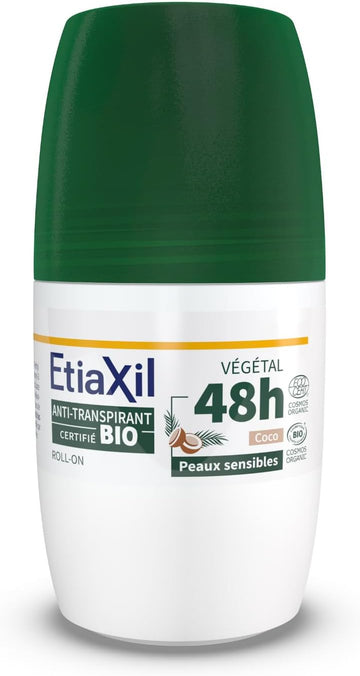 Etiaxil Deodorant Plant Antiperspirant 48H Roll-On Organic 50Ml