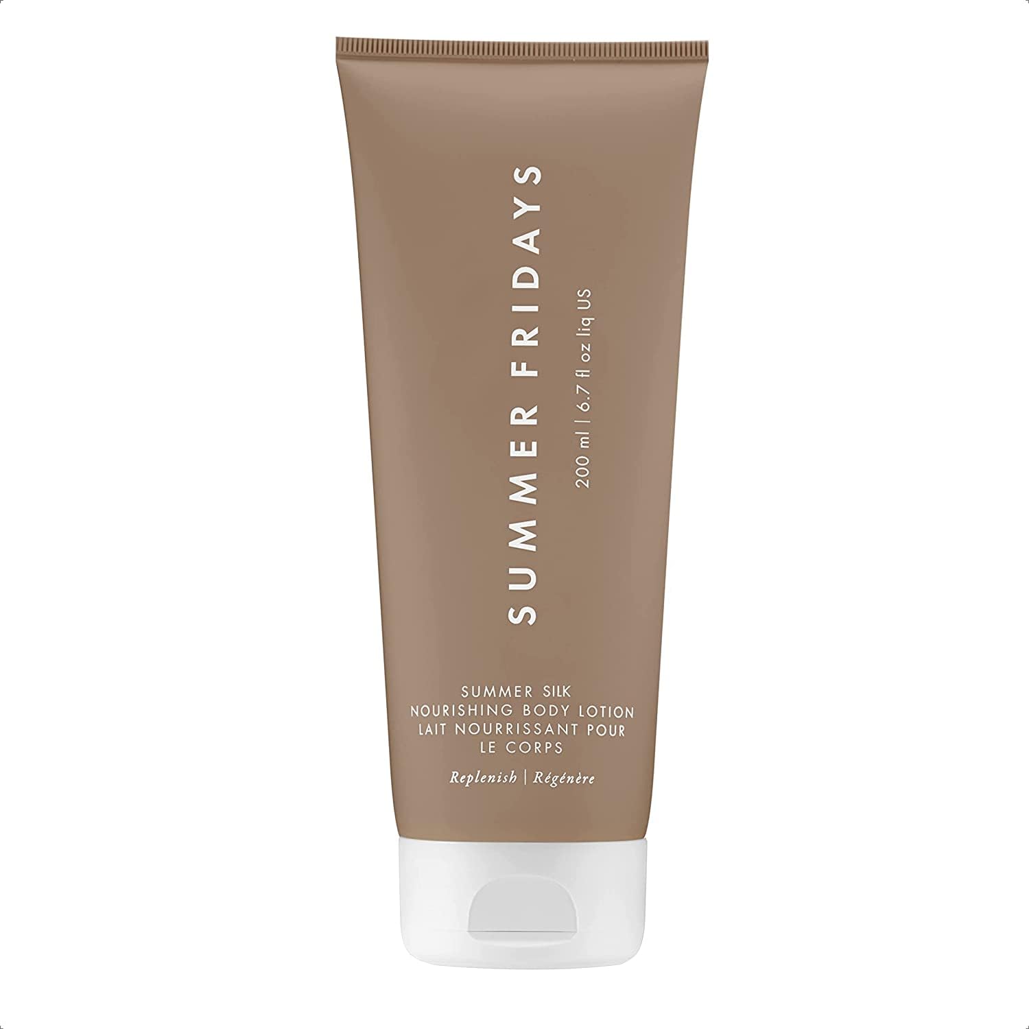 Summer Fridays Summer Silk Nourishing Body Lotion - Hydrating Body Lotion With Hyaluronic Acid, Shea Butter, Grapeseed Oil, And Cocoa Butter - Non-Greasy Body Lotion For Everyday Use (6.7 Fl Oz)