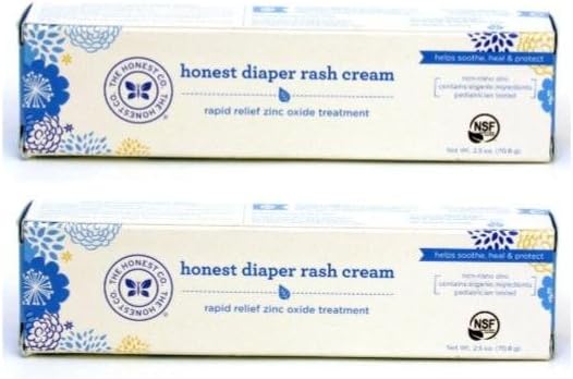 Honest Company Diaper Rash Cream, 2.5oz - 2 PACK : Baby