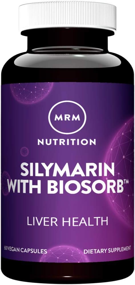 MRM, Silymarin with BioSorb, Milk Thistle Extract, 60 Veggie Caps : Health & Household