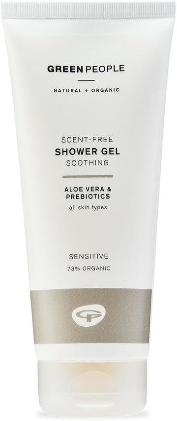 Green People Fragrance Free Shower Gel - Sls, Paraben & Alcohol Free - Hypoallergenic, Vegan, Natural & Organic, 200Ml