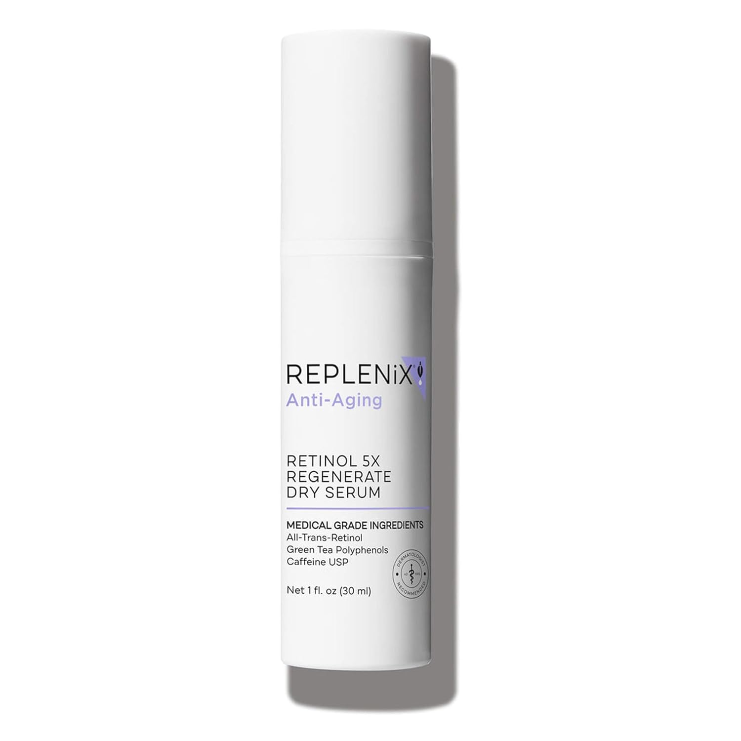 Replenix Anti-Aging Retinol Regenerate Dry Serum, Medical-Grade Quick-Drying Face Serum For Mature Skin (1 Fl. Oz)