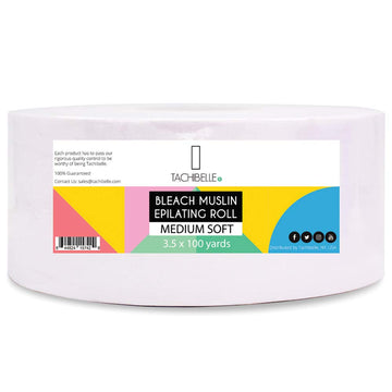 Tachibelle Muslin Epilating Waxing Roll X 100 Yards Soft Durable And Will Not Tear (100 Yard Medium)