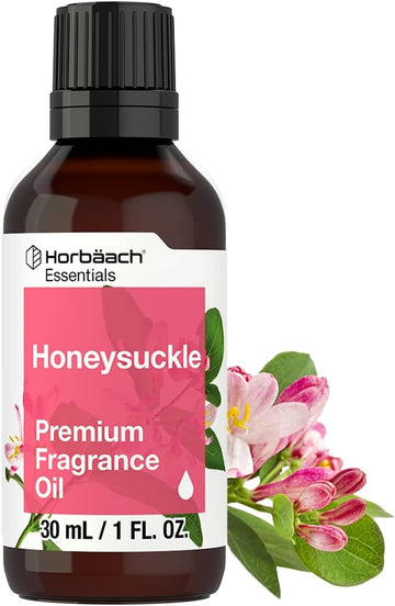 Horbäach Honeysuckle Fragrance Oil | 1 fl oz (30ml) | Premium Grade | for Diffusers, Candle and Soap Making, DIY Projects & More