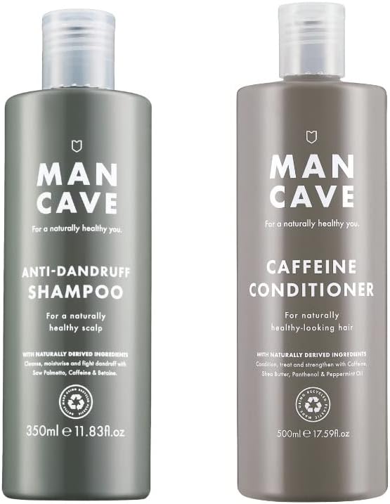 Mancave Haircare Set - Anti Dandruff Shampoo And Conditioner
