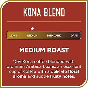 Don Francisco's Kona Blend Medium Roast Ground Coffee (10 oz Bag)