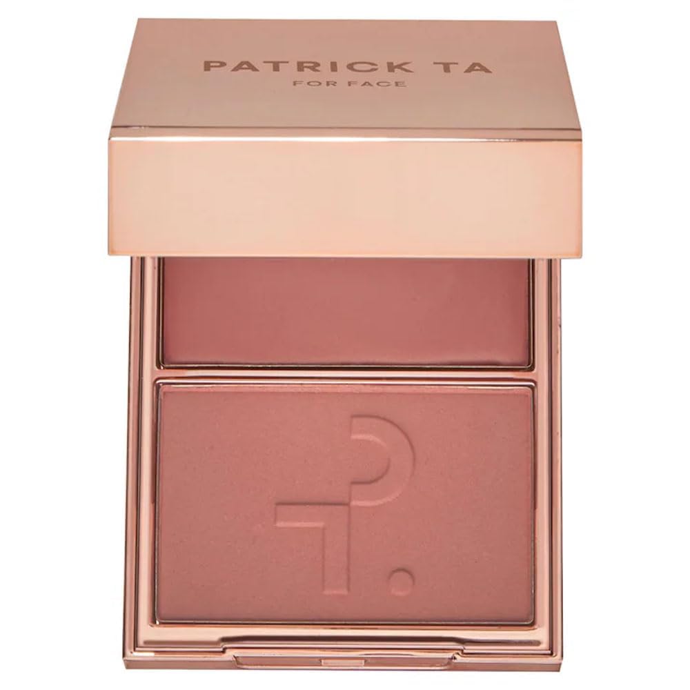 P4Trick Ta.- Major Headlines Double-Take Crème & Powder Blush Duo - Color: She'S Seductive (Warm Mauve Rose)