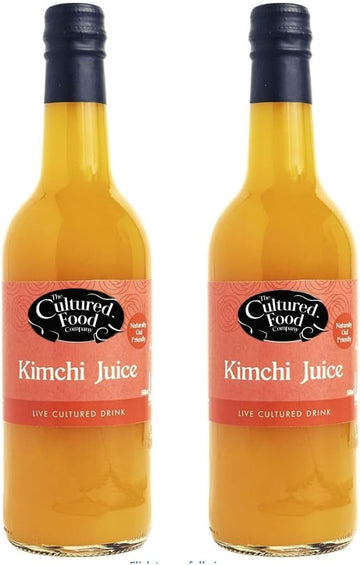 The Cultured Food Company Kimchi Juice 2 X 500Ml – Fermented Probiotic Drink – Unpasteurised – Gut Health Support – Kimchi Shot – Live Cultures – No Preservatives – Traditionally Made – Irish Crafted