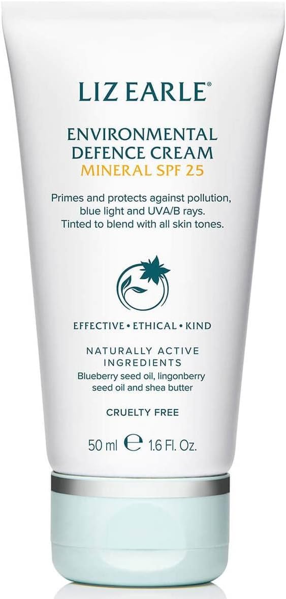 Liz Earle Environmental Defence Cream Mineral Spf 25 50Ml, 50 G (Pack Of 1)