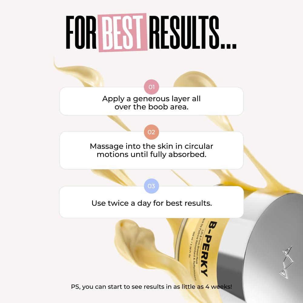 Maëlys Cosmetics B-Perky Breast Mask - Leave-On Firming And Lifting Mask To Help Give Skin In The Bust Area A Tighter Look : Beauty & Personal Care