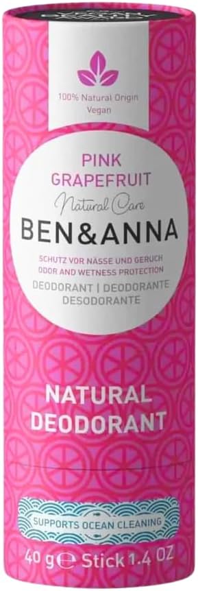 Ben & Anna Paper Tube Deodorant Pink Grapefruit 40 G
