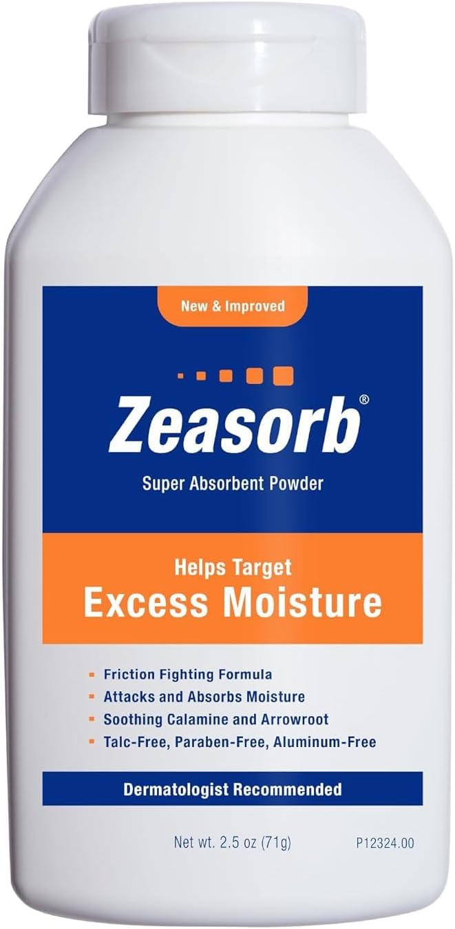 Zeasorb Excess Moisture 2.5 Oz (5 Pack)