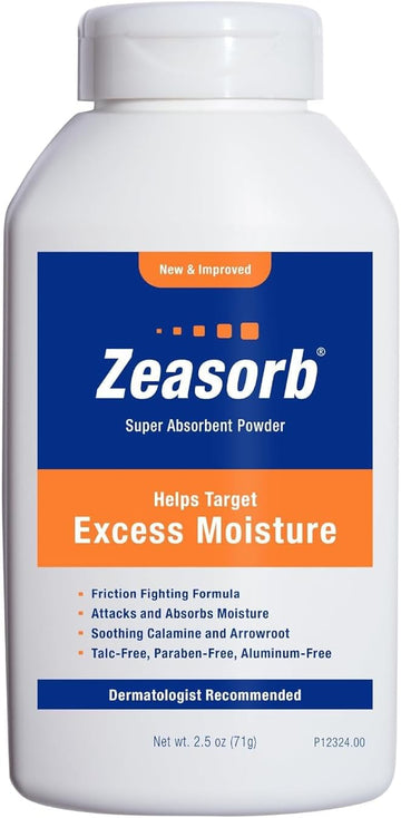 Zeasorb Excess Moisture 2.5 Oz (5 Pack)