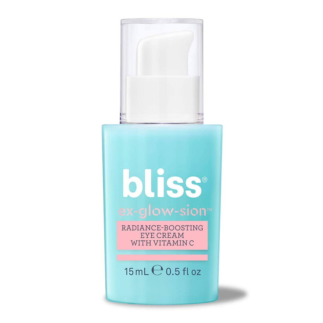 Bliss Ex-Glow-Sion Eye Cream | Facial-Brightening Eye Cream With Vitamin C | Moisturizing | Vegan | Cruelty-Free | Paraben-Free | 0.5 Fl. Oz