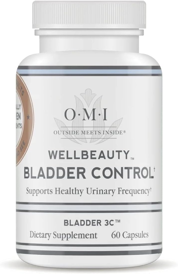 Bladder Control, Clinically Proven to Support Urinary Frequency, Reduce Bathroom Visits, 60 Veggie Capsules