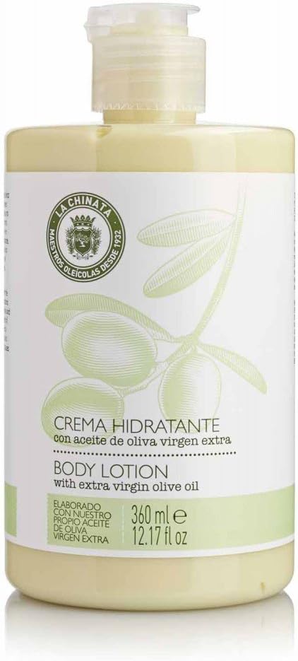La Chinata, Olive Oil Moisturizing Cream, 360 Ml Plastic Bottle