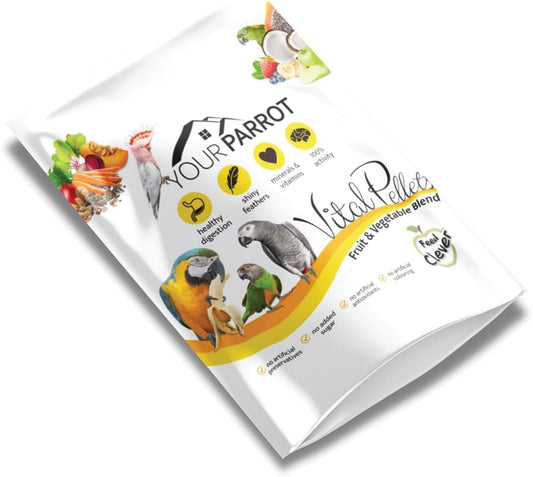 Your Parrot Vital Pellets Fruit and Vegetable Blend Complete Parrot Food 900g :Pet Supplies